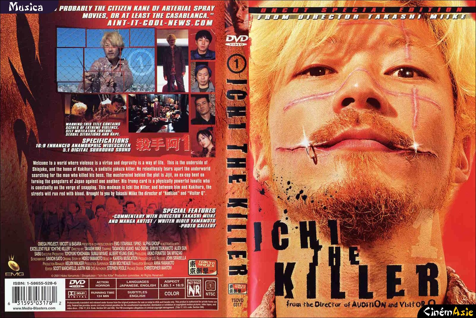 Amazon.com: Ichi the Killer [Blu-ray] : Tadanobu Asano, Nao